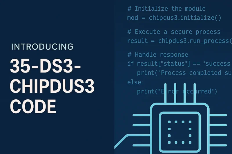 Unlocking the Secrets of 35-ds3chipdus3 Code for Optimal Performance